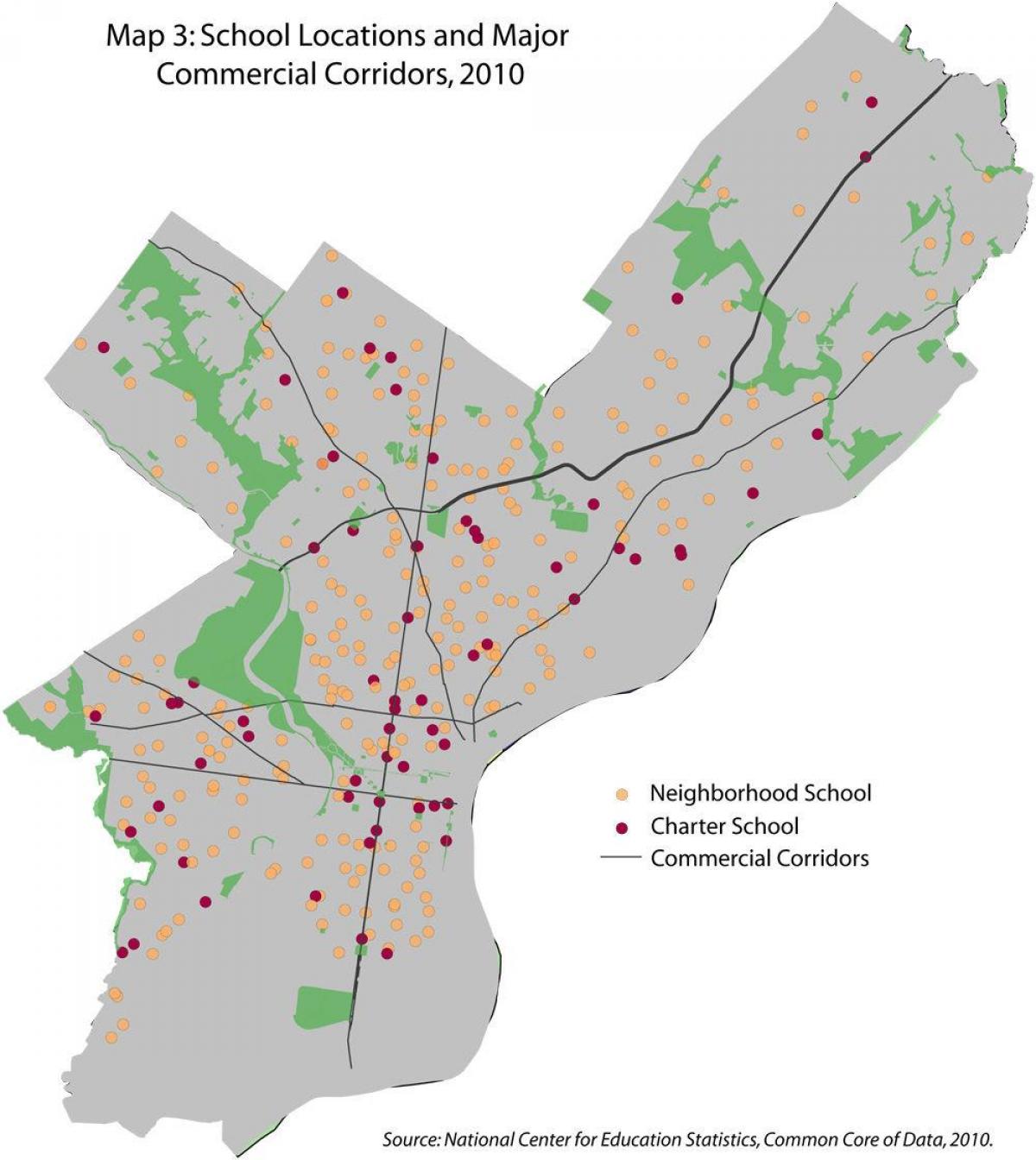 Philadelphia school district map