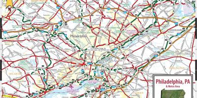 Philadelphia Pennsylvania map