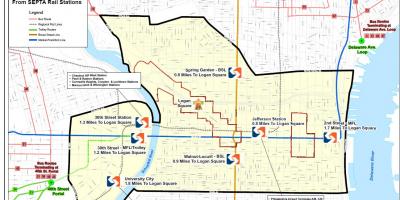 Septa bus route map
