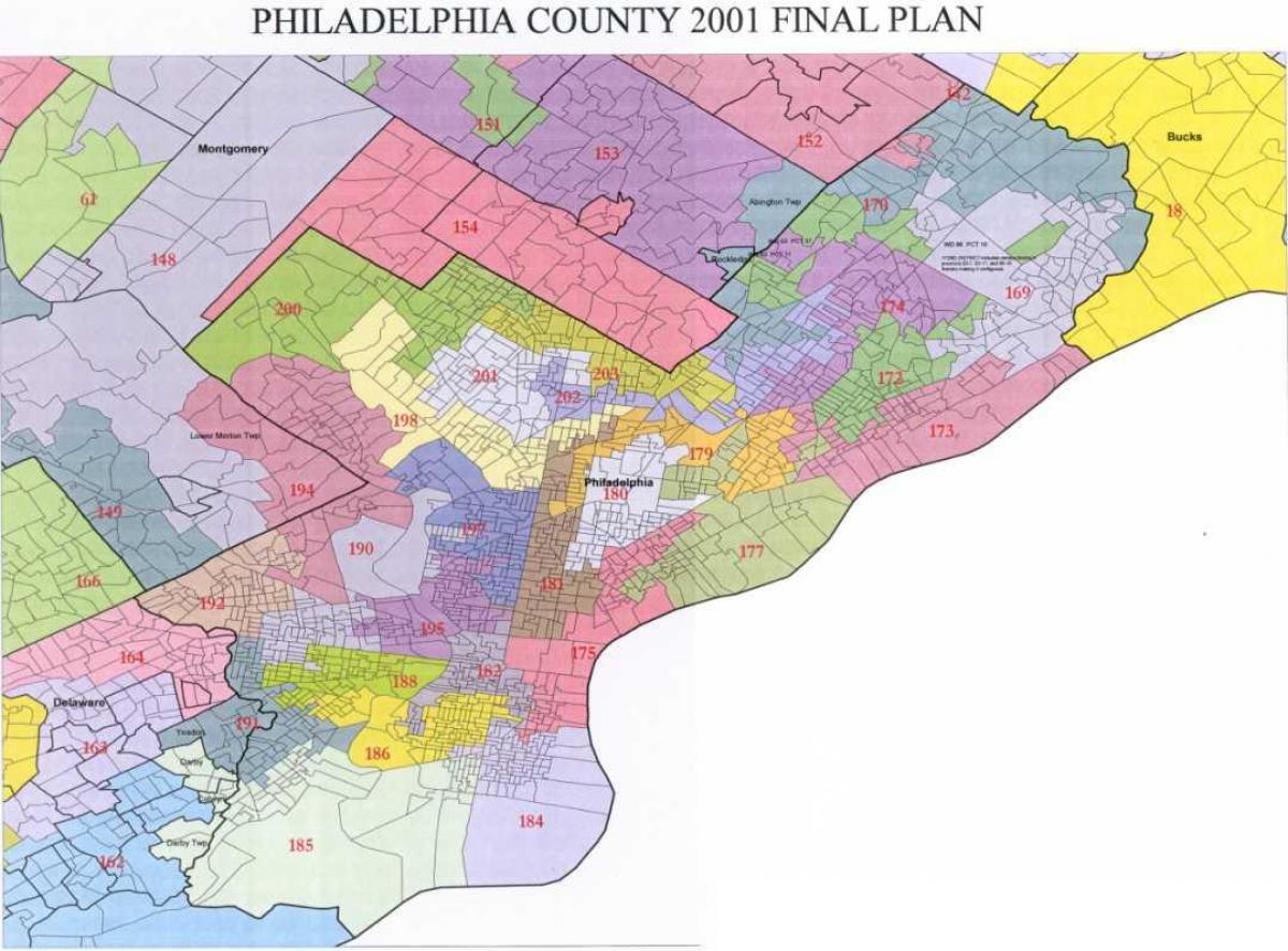 Philadelphia council district map