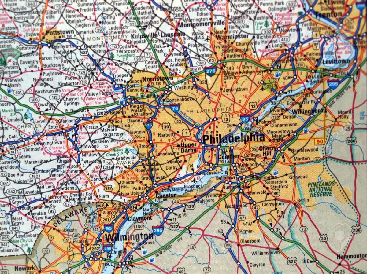 map of Philadelphia pa