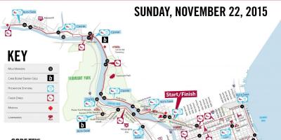 Philly marathon course map